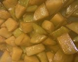 こんにゃくと新生姜炒め煮作り方4写真