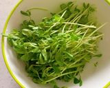 豆苗とふんわり卵の炒めもの作り方2写真