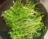 豆苗とふんわり卵の炒めもの作り方7写真