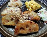 もっちり蓮根の挟み焼き~*作り方5写真