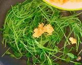 豆苗とふんわり卵の炒めもの作り方9写真