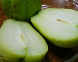 ハヤトウリの突き出し♪作り方1写真