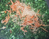 大根の葉と桜エビ炒め作り方2写真