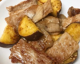 お弁当用☆豚肉とさつまいものバター炒め作り方6写真