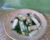 笹かまとおかひじきのわさび醤油和え作り方8写真