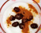 麦チョコシナモンヨーグルト作り方1写真