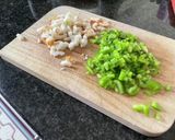海苔の佃煮チャーハン作り方2写真