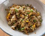 海苔の佃煮チャーハン作り方6写真