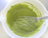 HMと粒あんで。おやつにミニ抹茶どら焼き作り方1写真