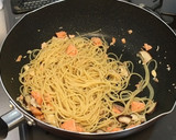 簡単！鮭としいたけの和風パスタ✨作り方8写真