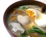 卵入り！きのこたっぷり食べる味噌汁作り方6写真