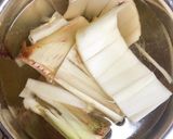 うどの皮だけきんぴら作り方3写真