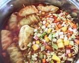 お鍋１つでミネストローネ&ロールキャベツ作り方9写真