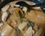 猪肉と大根とネギの味噌煮込み作り方1写真