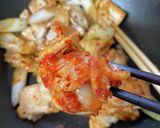 「本技 おいしいキムチ」で作る鶏キムチ作り方8写真