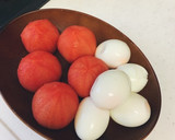 丸ごとトマトの京風冷やしおでん　夏おでん作り方9写真