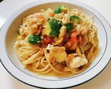 アボカド*シーフードのペペロンチーノ作り方6写真
