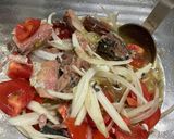 トマトとサバ缶のさっぱりパスタ作り方3写真