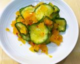 キュウリのたくわん和え(夏は冷茶漬け)作り方3写真