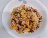 アスパラと焼肉のふんわりたまごチャーハン作り方10写真