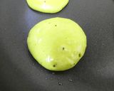 HMと粒あんで。おやつにミニ抹茶どら焼き作り方4写真