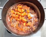 ホロホロ煮込み牛すじ肉のハッシュドビーフ作り方7写真