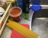 スパゲティ、ポモドーロ作り方1写真