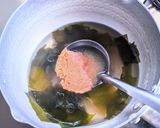 わかめと春雨の味噌汁作り方3写真