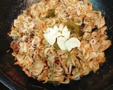 骨粗鬆症にカルシウム！桜えびと鯖缶パスタ作り方5写真