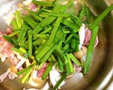 【疲労回復】豆腐とニラと豚肉の味噌煮込み作り方2写真