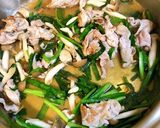 【疲労回復】豆腐とニラと豚肉の味噌煮込み作り方3写真