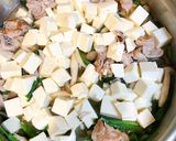 【疲労回復】豆腐とニラと豚肉の味噌煮込み作り方4写真