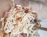 豚キム釜玉クリーミーうどん作り方3写真