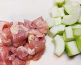 加賀太きゅうりと鶏肉の中華風あんかけ作り方3写真