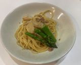 アスパラ肉と帆立のバターペペロンチーノ風作り方11写真