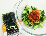 きゅうりとキムチの韓国風サラダ作り方3写真