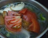 簡単野菜の中華スープ作り方1写真