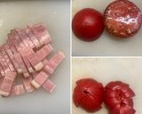 3種のトマトとモッツァレラチーズのパスタ作り方3写真