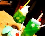 あの！メロンボールアイスでクリームソーダ作り方3写真
