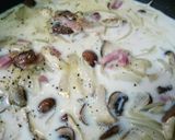 ぶっこみ☆キノコと3種のチーズパスタ♪作り方3写真