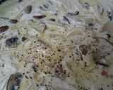ぶっこみ☆キノコと3種のチーズパスタ♪作り方5写真