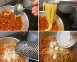 3種のトマトとモッツァレラチーズのパスタ作り方7写真
