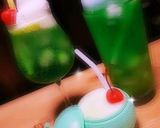 簡単！★★ソフトクリームソーダメロン★★作り方3写真