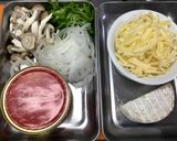 チーズたっぷり☆サバ缶のピザトースト♬作り方1写真