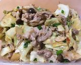 豚肉と三つ葉のピリ辛豆板醤炒め作り方8写真
