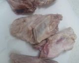 大根とスペアリブの煮物作り方1写真