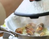 本格パスタ：春キャベツのボンゴレビアンコ作り方7写真