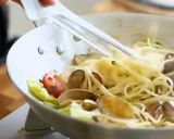 本格パスタ：春キャベツのボンゴレビアンコ作り方11写真