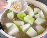 冬瓜と豚ひき肉のとろとろ煮｜夏バテ・むくみに作り方4写真