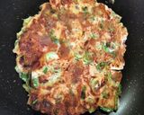 キムチとツナのねぎ焼き作り方7写真